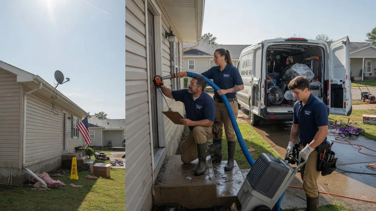 Ceiling Water Damage Restoration in Fergus Falls, MN near me